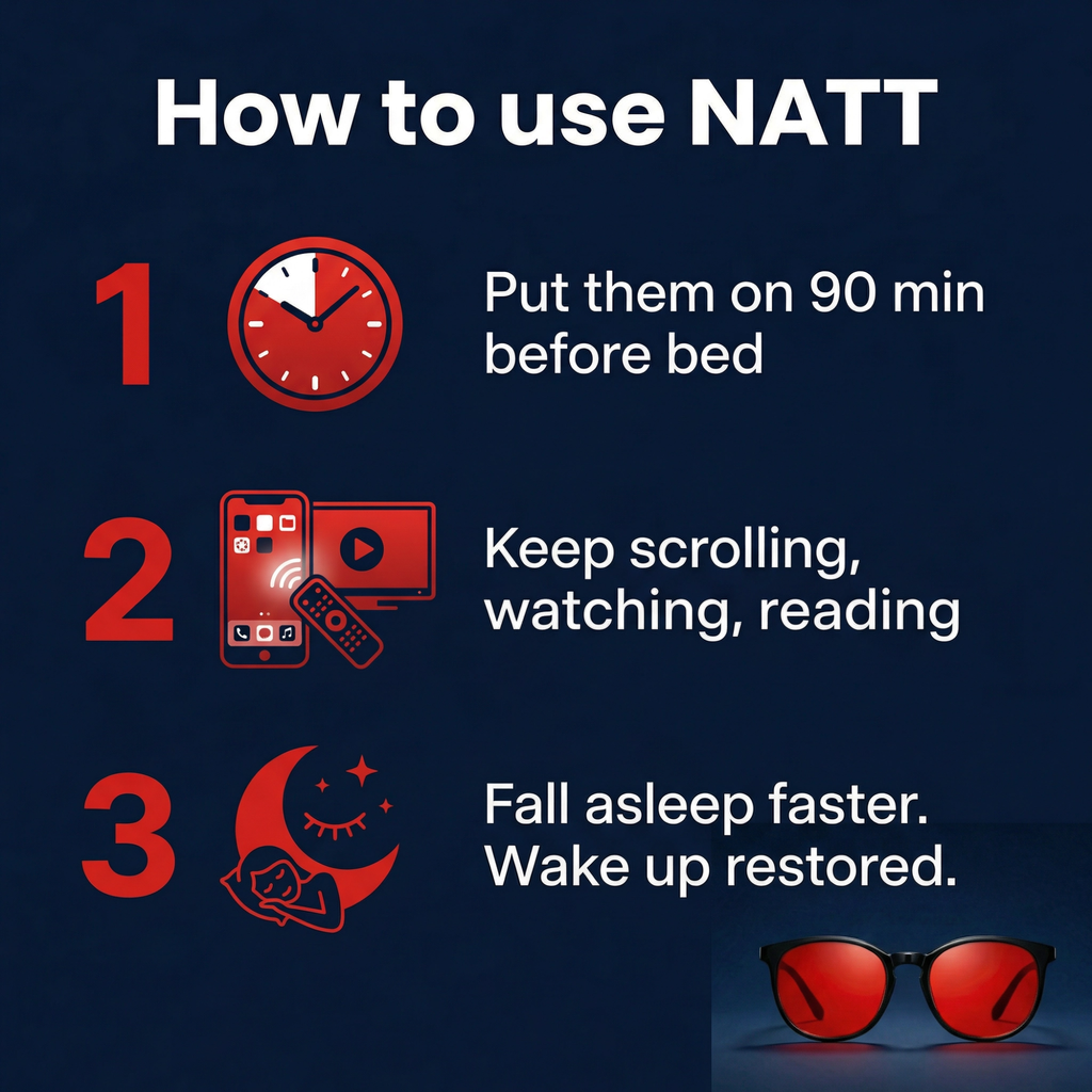 NATT® Deep Sleep Glasses
